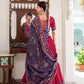 Lorenvalley Fashion Pink Tasar Silk Gamthi Print With Embossed Design And Gotta Patti Lace Touch Up Lehenga Choli with Dupatta | Swadesiicart