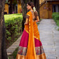 Lorenvalley Fashion Pink Aastha Silk Printed with Zari Weaving Work Lehenga Choli with Dupatta - Swadesiicart
