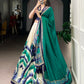 Lorenvalley Fashion Multicolor Tasar Silk Tie and Dye Print with Lace Touch Up Lehenga Choli with Dupatta - Swadesiicart