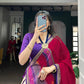 Lorenvalley Fashion Multicolor Tasar Silk Tie and Dye Print with Lace Touch Up Lehenga Choli with Dupatta - Swadesiicart