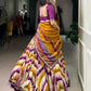 Lorenvalley Fashion Multicolor Tasar Silk Tie and Dye Print with Lace Touch Up Lehenga Choli with Dupatta - Swadesiicart