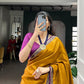 Lorenvalley Fashion Multicolor Tasar Silk Tie and Dye Print with Lace Touch Up Lehenga Choli with Dupatta - Swadesiicart