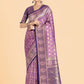 Monjolika Fashion Lavender Color Weaving Banarasi Silktraditional Saree | Swadesiicart