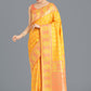 Monjolika Fashion Yellow Color Weaving Banarasi Silktraditional Saree | Swadesiicart