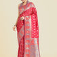Monjolika Fashion Pink Color Weaving Banarasi Silktraditional Saree | Swadesiicart