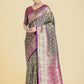 Monjolika Fashion Olive Green Color Weaving Banarasi Silktraditional Saree | Swadesiicart