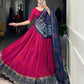 Lorenvalley Fashion Pink Tasar Silk Bandhej Print With Gotta Patti Lace Touch Up Lehenga Choli with Dupatta - Swadesiicart