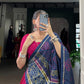 Lorenvalley Fashion Pink Tasar Silk Bandhej Print With Gotta Patti Lace Touch Up Lehenga Choli with Dupatta - Swadesiicart