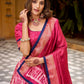 Lorenvalley Fashion Gajari Dola Silk Batik Print with Zari Weaving Work Lehenga Choli with Dupatta - Swadesiicart