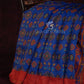 Ink Blue Colour Diamond Design Semi Chanderi Saree By Gayathri Reddy Designer Studio | Swadesiicart