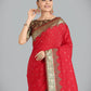 Monjolika Fashion Banarasi Silk Red Color Weaving Designer Saree | Swadesiicart