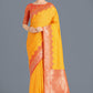 Monjolika Fashion Banarasi Silk Yellow Color Weaving Designer Saree | Swadesiicart