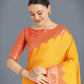Monjolika Fashion Banarasi Silk Yellow Color Weaving Designer Saree | Swadesiicart