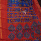 Ink Blue Colour Diamond Design Semi Chanderi Saree By Gayathri Reddy Designer Studio | Swadesiicart