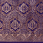 Monjolika Fashion Lavender Banarasi Silk Blend SareeWith Traditional & Modern Dulha Dulhan Figure Zari Woven Detailing | Swadesiicart