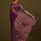 Monjolika Fashion Elegant Dark Purple Banarasi Silk Blend SareeBrocade Motifs & Zari Woven Splendor | Swadesiicart