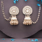 Tehzeeb Creations Kundan Pearl Studded Long Dangle Earrings For Women & Girls | Swadesiicart