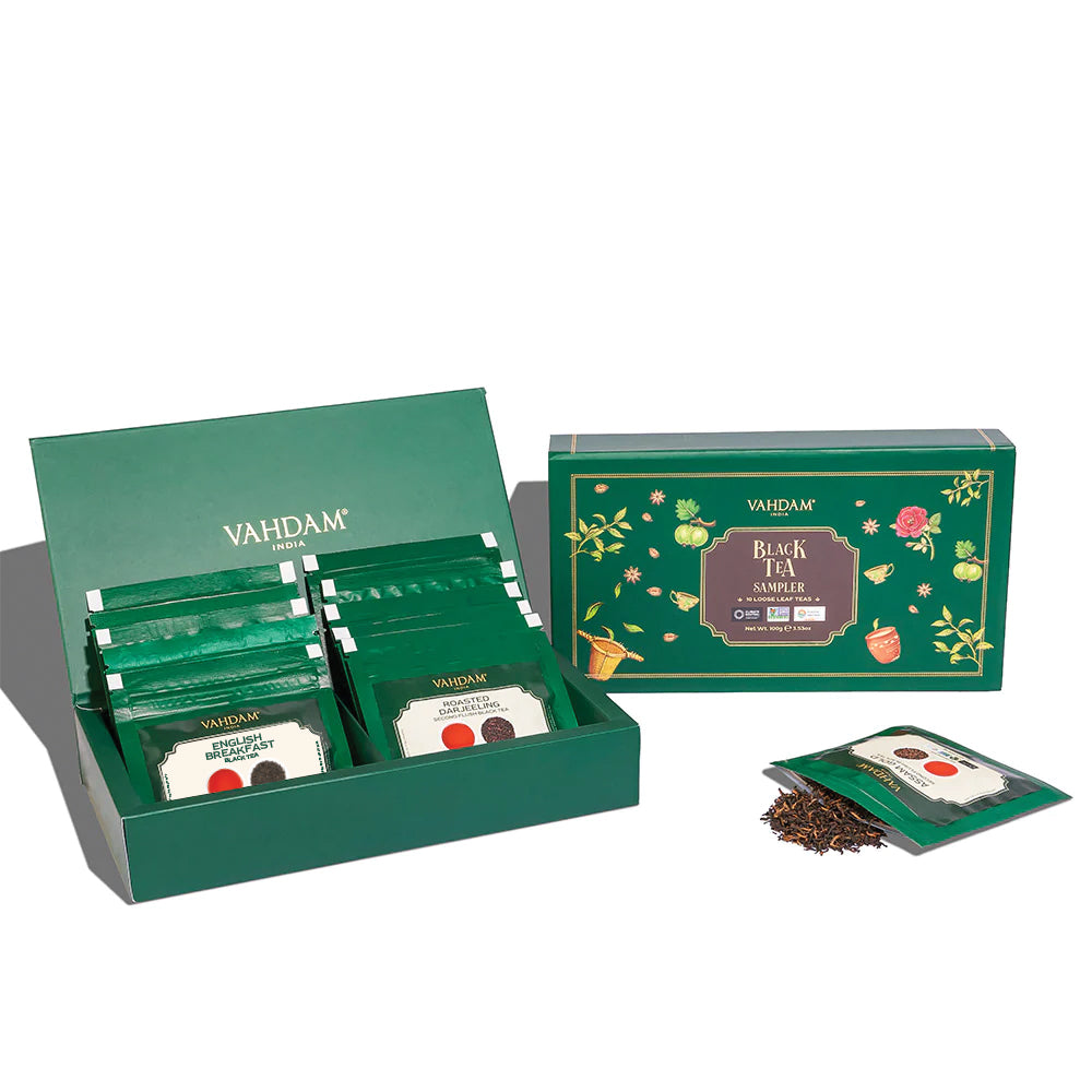 Black Tea Loose Leaf Sampler, 10 Teas
