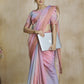 Anaita Pink Fancy Fabric With Digital Print Saree With Blouse
