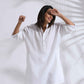trueBrowns White Unisex Freesize Kurta | Swadesiicart