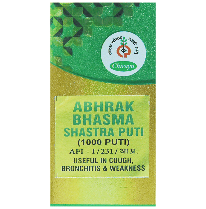 Chirayu Abhrak Bhasma Shastra 1000 Putti | Swadesiicart