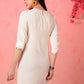 Anouk White Floral Yoke Design Thread Work Straight Kurta - Swadesiicart