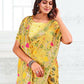 Shree Shyam Fashion Linen Cotton Yellow Saree