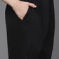 Ahalyaa Women Regular Sequinned Kurta with Trousers & With Dupatta - Black Color | Swadesiicart