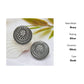 New Stylish Oxidized Gold-Polished Gold Studs Earrings for Womens by House of Ree | Swadesiicart