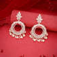 Tehzeeb Creations Gold Drop & Danglers Earring For Women & Girls Diamond, Pearl Brass Drops & Danglers | Swadesiicart