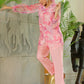 Vaasva Women Marble Print Embroidered Shirt With Solid Pants. | Swadesiicart