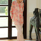 Vaasva Women Marble Print Embroidered Shirt With Solid Pants. | Swadesiicart