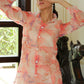 Vaasva Women Marble Print Embroidered Shirt With Solid Pants. | Swadesiicart