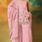 Anaita Baby Pink Heavy Fox Georgette Suit With Embroidery Work