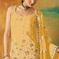 Anaita Yellow Heavy Fox Georgette Suit With Embroidery Work