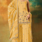 Anaita Yellow Heavy Fox Georgette Suit With Embroidery Work