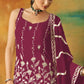 Anaita Maroon Heavy Fox Georgette Suit With Embroidery Work