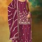 Anaita Maroon Heavy Fox Georgette Suit With Embroidery Work