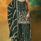 Anaita Dark Green Heavy Fox Georgette Suit With Embroidery Work