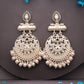 Tehzeeb Creations Brass Gold-Polished Silver, Gold, White Jewel Earrings | Swadesiicart