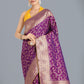 Monjolika Fashion Purple Color Banarasi Silk Wedding Collection Saree | Swadesiicart