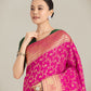 Monjolika Fashion Rani Pink Color Banarasi Silk Wedding Collection Saree | Swadesiicart