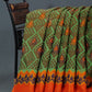 Mehendi Green Colour With Orange Blouse Cotton Brasso Saree By Gayathri Reddy Designer Studio | Swadesiicart