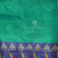 Rama Green With Contrast Navy Blue Printed Semi Soft Silk Saree By Gayathri Reddy Designer Studio | Swadesiicart