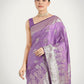 Monjolika Fashion Lavender Color Banarasi Satin Silk Zari Weaving Festival Saree | Swadesiicart