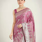Monjolika Fashion Rose Pink Color Banarasi Satin Silk Zari Weaving Festival Saree | Swadesiicart