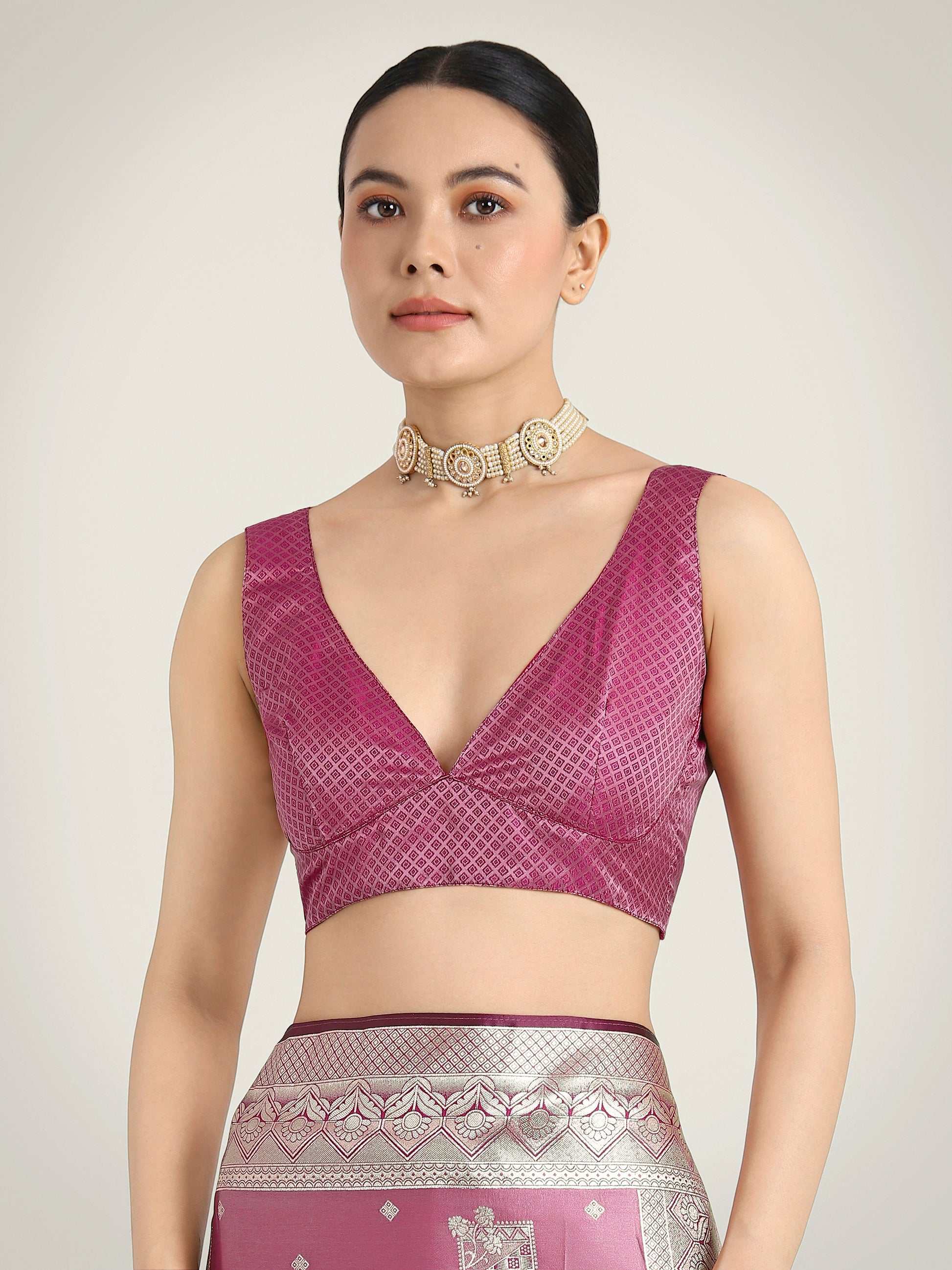 Monjolika Fashion Rose Pink Color Banarasi Satin Silk Zari Weaving Festival Saree | Swadesiicart