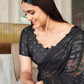 Tikhi Imli Woven Design Satin Ready to Wear Saree | Swadesiicart