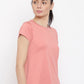 MKH Women Pink Dri-FIT Running T-shirt - Swadesiicart