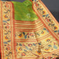 Parrot Green Colour Leheriya Design Regular Wear Saree By Gayathri Reddy Designer Studio | Swadesiicart